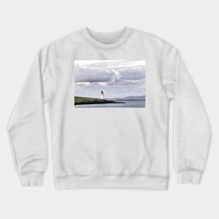 Lighthouse at Port Charlotte, Islay Crewneck Sweatshirt